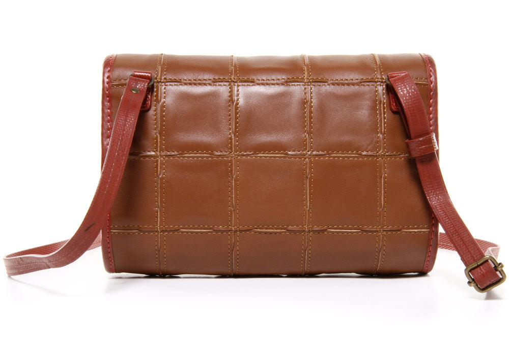  Emma Leather Satchel - Burgundy, Small Crossbody Leather Bag,  Burgundy Leather Purse, Zipper Leather Pocket, Handmade Leather Bag :  Handmade Products