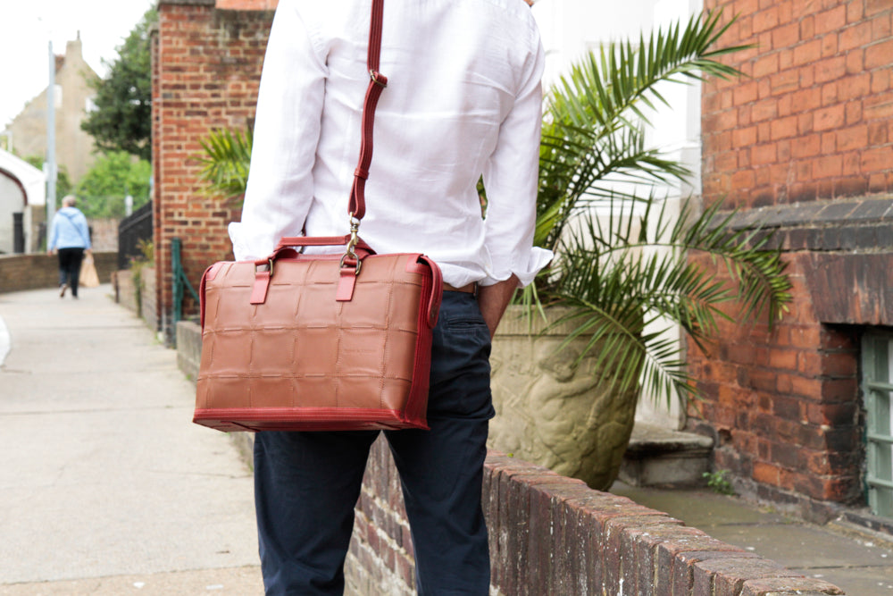 leather laptop bag