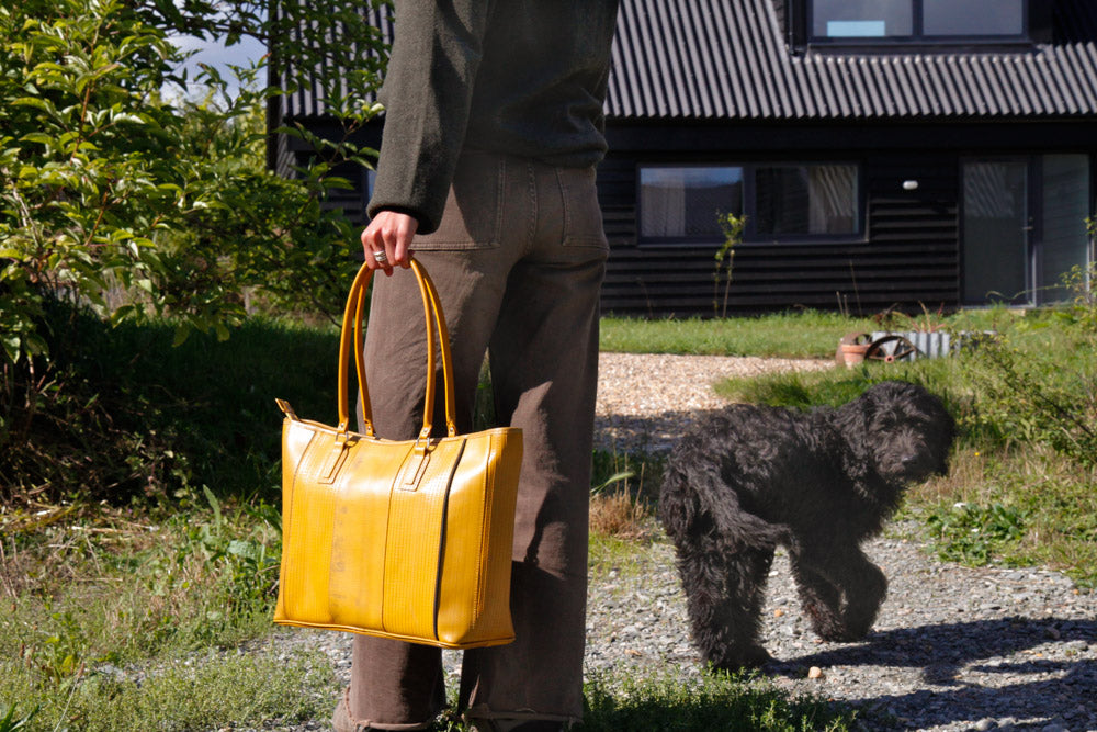 Vegan Leather Tote Bag