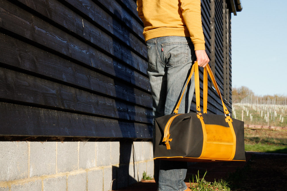 Matte Black Large Weekend Bag | Weekend Bags & Holdalls | Gandys