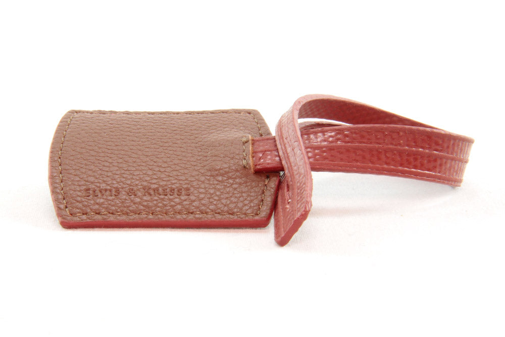 Leather bag charm