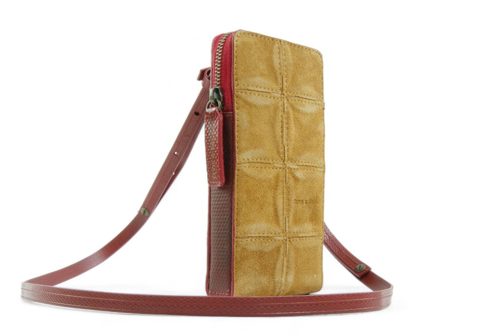 Sustainable phone bag by Elvis & Kresse