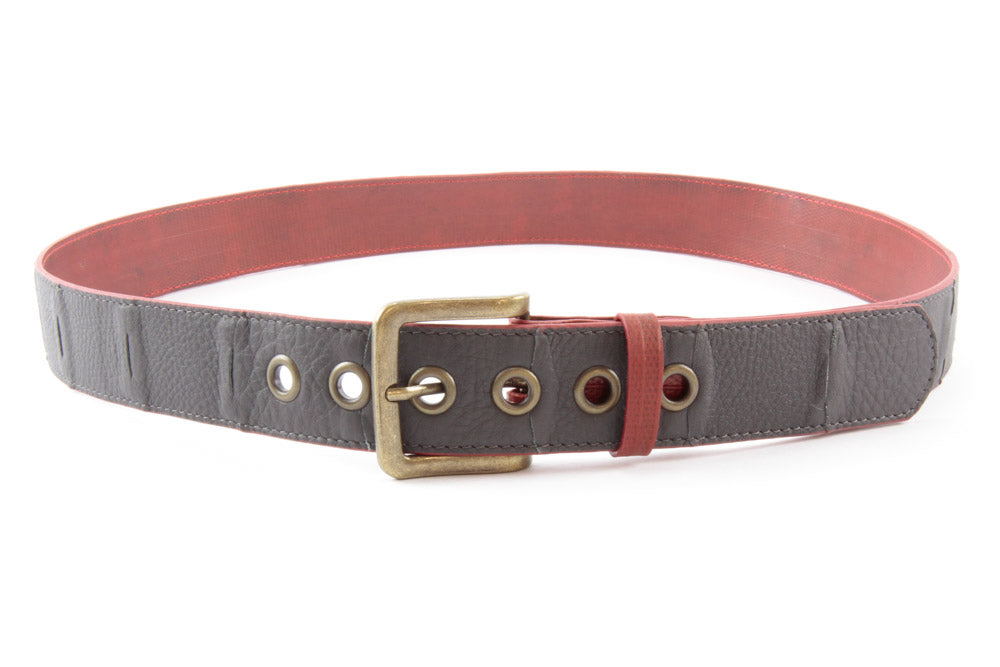 Recycled leather belt by Elvis & Kresse