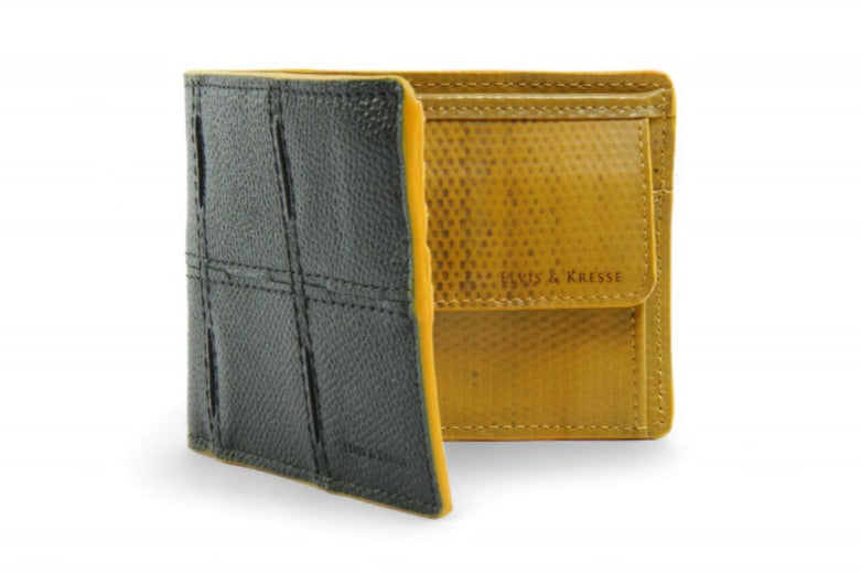 Leather Wallet with Coin Pocket