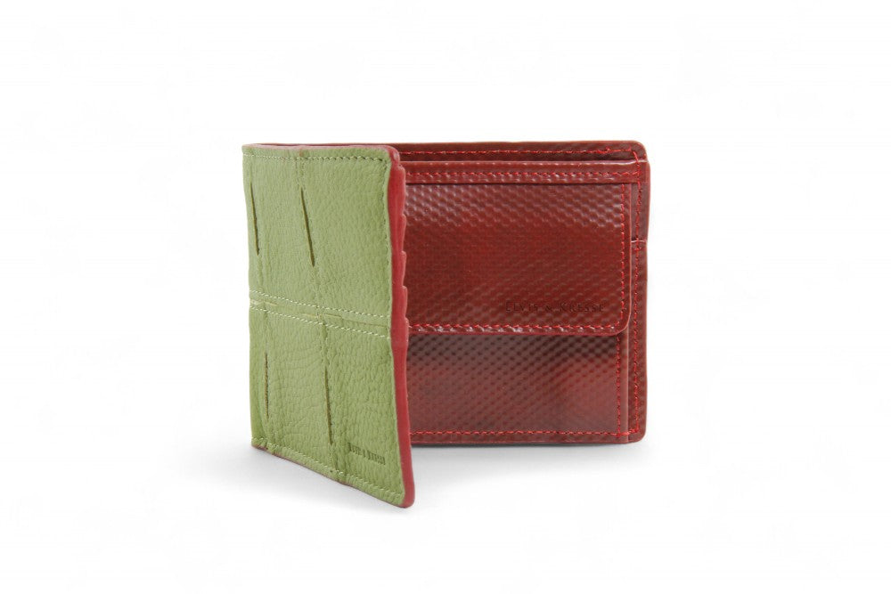 Leather Wallet with Coin Pocket