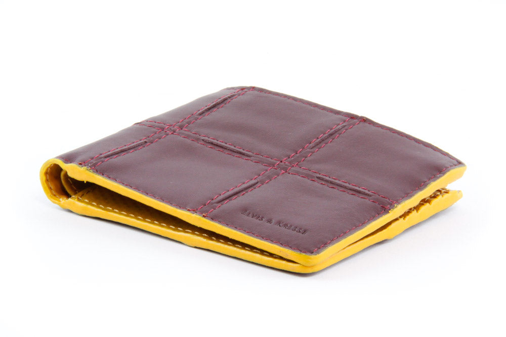 Leather Wallet with Coin Pocket