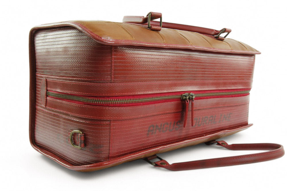 leather travel bag