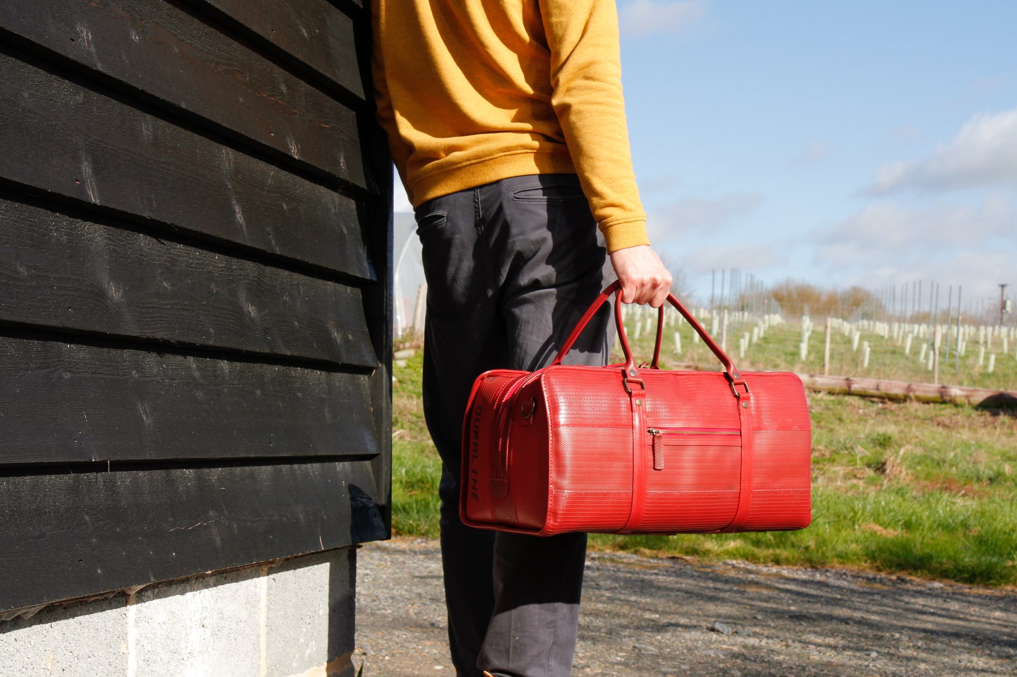 Elvis & Kresse Travel Bag - red