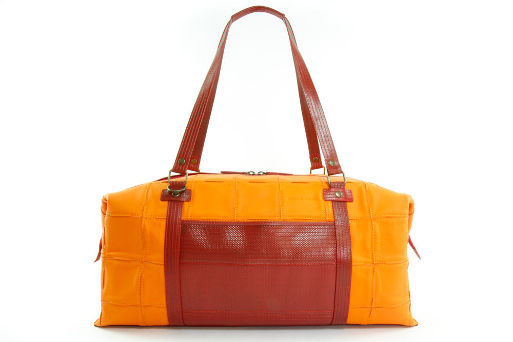 leather weekend bag