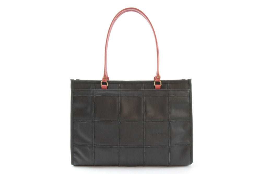 genuine leather tote bag